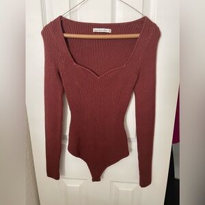 Abercrombie Sweater Bodysuit in Size Extra Small